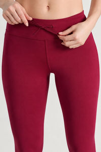 Zelocity Quick Dry Gym Leggings - Beet Red — thumbnail 6